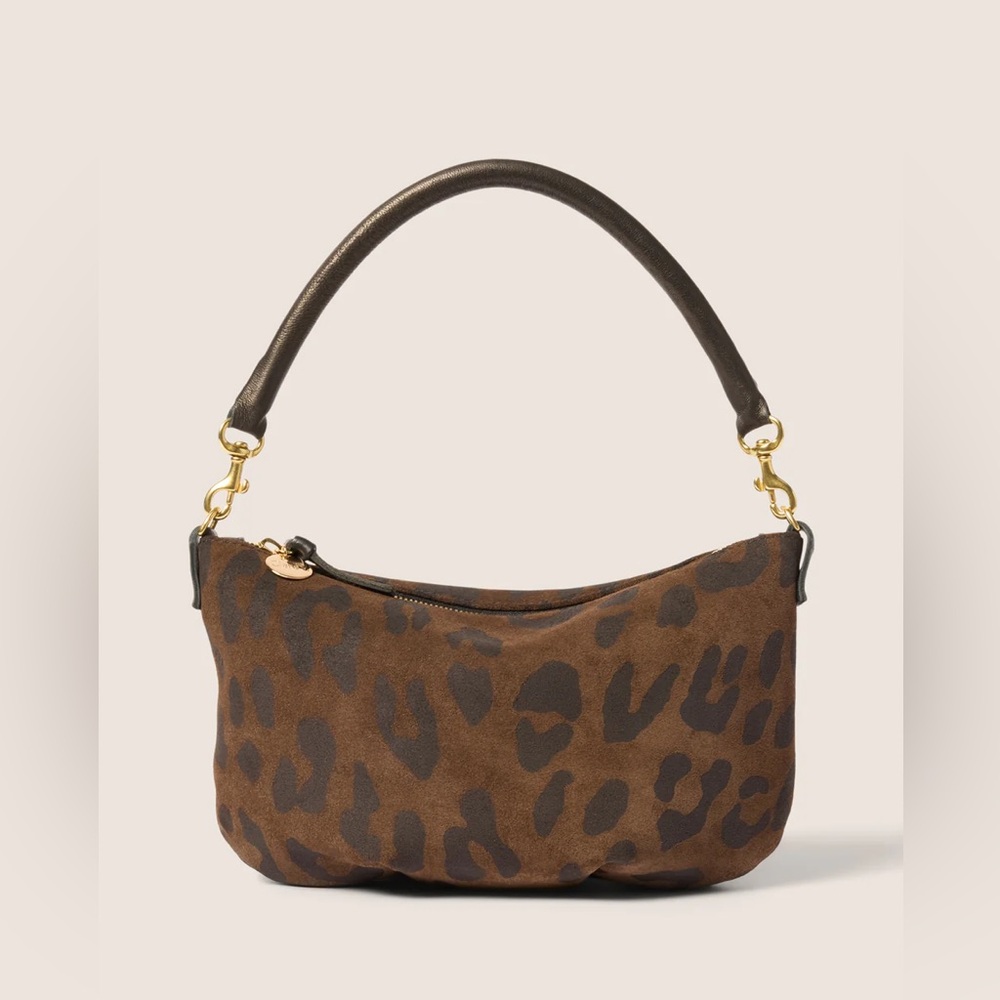 Clare V Petit Moyen Messenger in Cocoa Pablo Cat